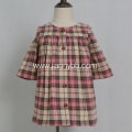 baby girl check autumn dress